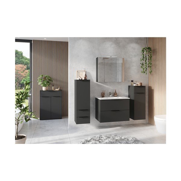 Vonios baldų komplektas antracito spalvos Crandon – Germania-image-1