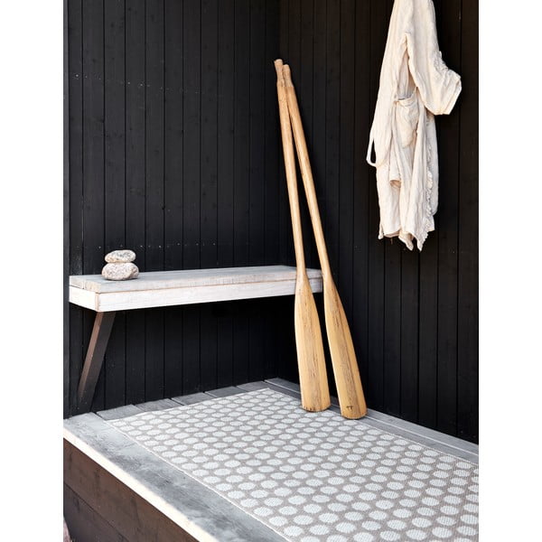 Smėlio spalvos/kreminės spalvos lauko ir vidaus kilimas 70x90 cm Noa Beige Vanilla – Pappelina-image-3