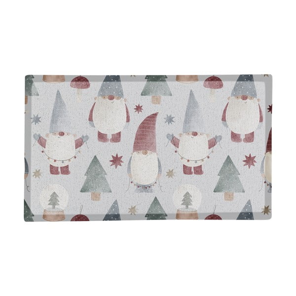 Grindų kilimėlis su Kalėdų motyvu 40x70 cm Gnomes – Artsy Doormats