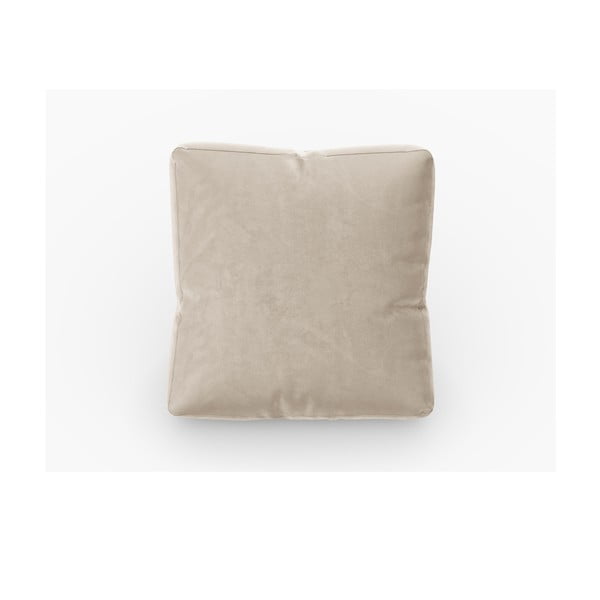 Smėlio spalvos aksomo pagalvėlė modulinei sofai Rome Velvet - Cosmopolitan Design