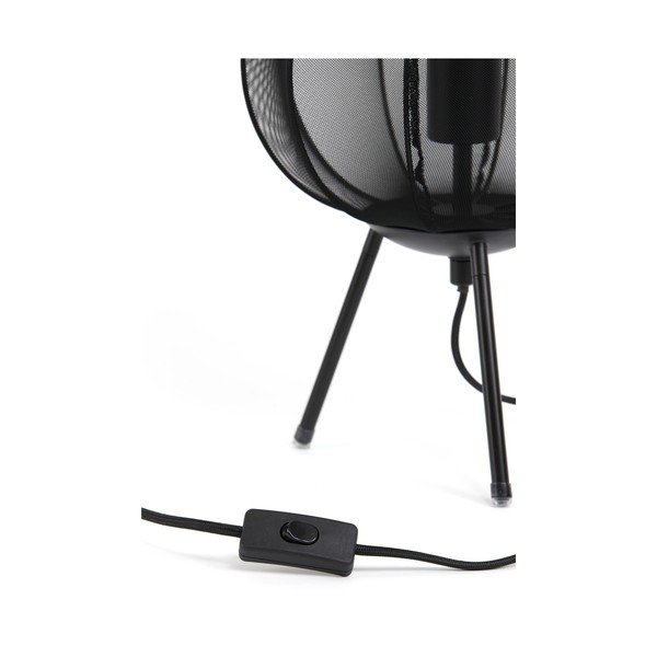 Juoda stalinė lempa (aukštis 45 cm) Plumeria - Light & Living-image-4