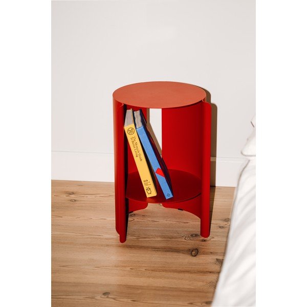 Iš plieno apvalios formos šoninis stalas ø 32 cm Wa – noo.ma-image-4