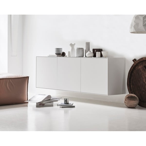 Balta žema komoda 179,9x59 cm Edge by Hammel - Hammel Furniture-image-1