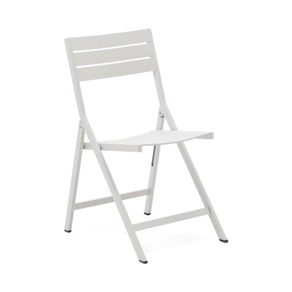 Metalinė sodo kėdė baltos spalvos Torreta – Kave Home