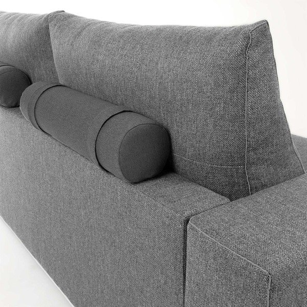 Šviesiai pilka sofa-lova "La Forma Big-image-2