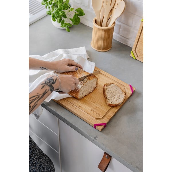 Bambukinė pjaustymo lentelė 38,1x30,5 cm Mineral - Bonami Essentials-image-1
