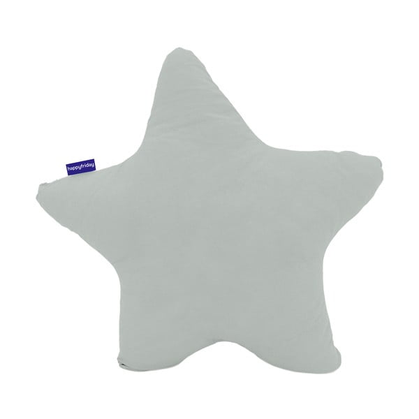 Pilka medvilninė vaikiška pagalvė Mr. Fox Estrella, 50 x 50 cm