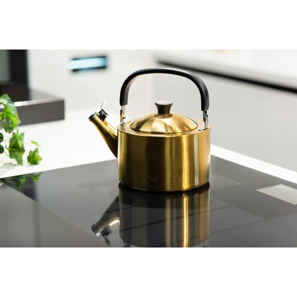 Iš nerūdijančio plieno virdulys auksinės spalvos 1,5 l Diamante – Vialli Design-image-4