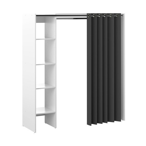 Juodai balta spinta 160x182 cm Tom - TemaHome -image-2