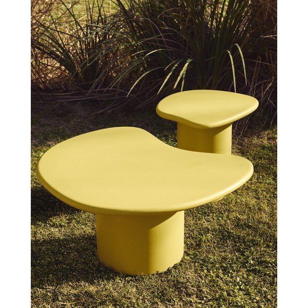 Iš betono sodo šoninis staliukas 47x48 cm Macarella – Kave Home-image-3