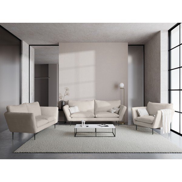 Smėlio spalvos sofa Mazzini Sofas Verveine, ilgis 175 cm-image-1