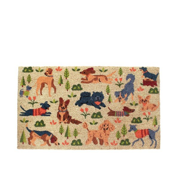 Iš kokoso pluošto grindų kilimėlis 73x43 cm Dog Park – Rex London