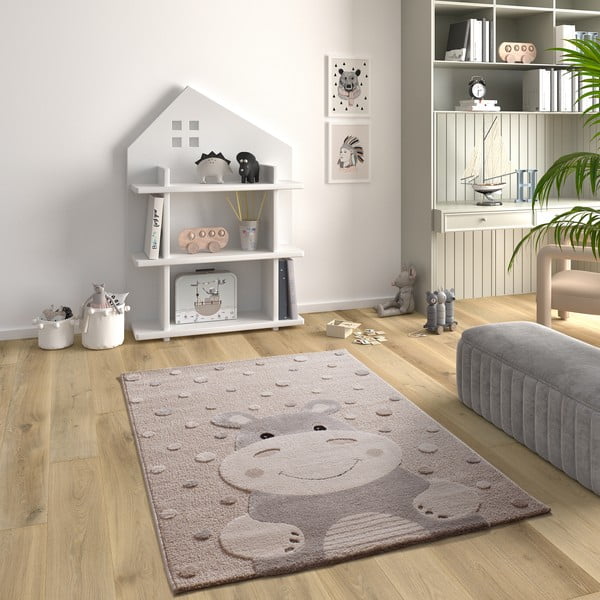 Vaikiškas kilimas smėlio spalvos 120x170 cm Clown – Universal-image-1