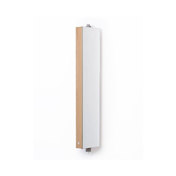Pasukamas veidrodis su ąžuoline lentyna Wireworks Mezza, aukštis 110 cm-image-4