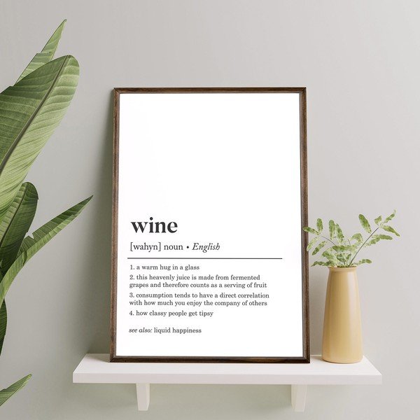 Paveikslas 50x70 cm Wine – Wallity-image-3