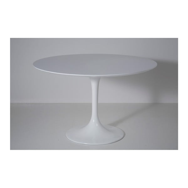 Baltas valgomojo stalas "Kare Design Invitation", Ø 120 cm