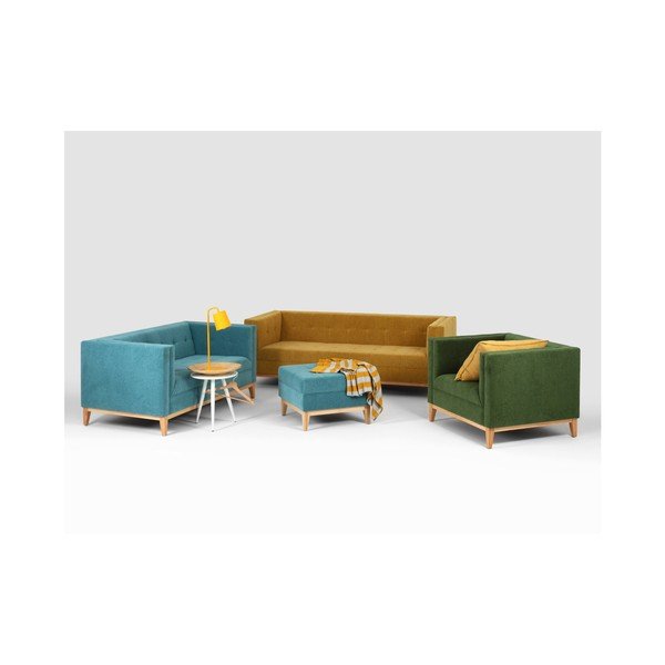Turkio spalvos dviejų vietų sofa Custom Form By Tom-image-1
