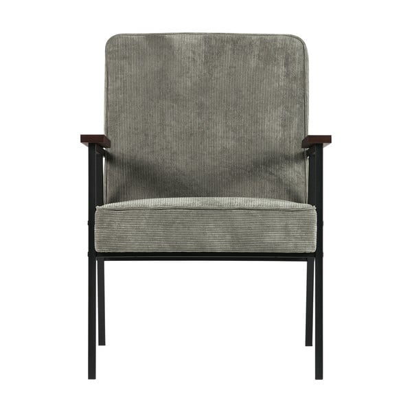 Šviesiai pilkas krėslas su porankiais WOOOD Sally-image-3