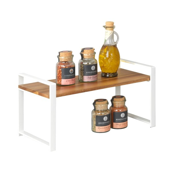 Iš medienos papildoma virtuvės lentyna Louisa – Wenko