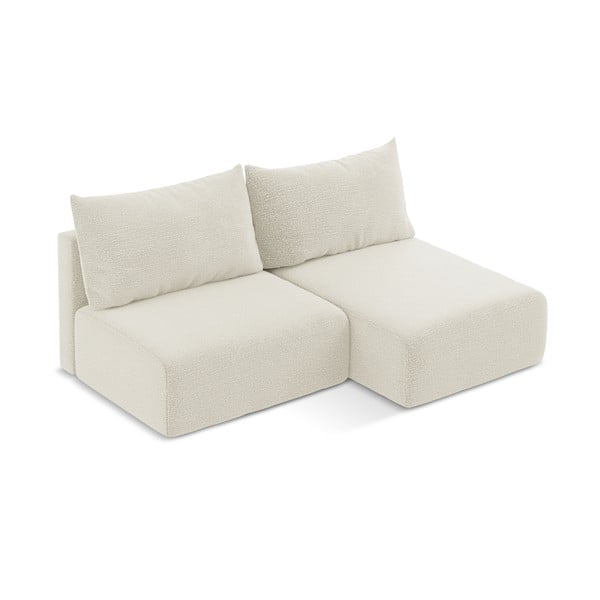 Kreminės spalvos sulankstoma/su sandėliavimo vieta kampinė sofa (su dešiniuoju kampu) Kalena – Makamii-image-3