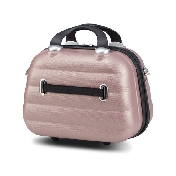 Rožinis moteriškas kelioninis lagaminas My Valice SMART BAG LASSO Make Up & Hand Suitcase-image-1