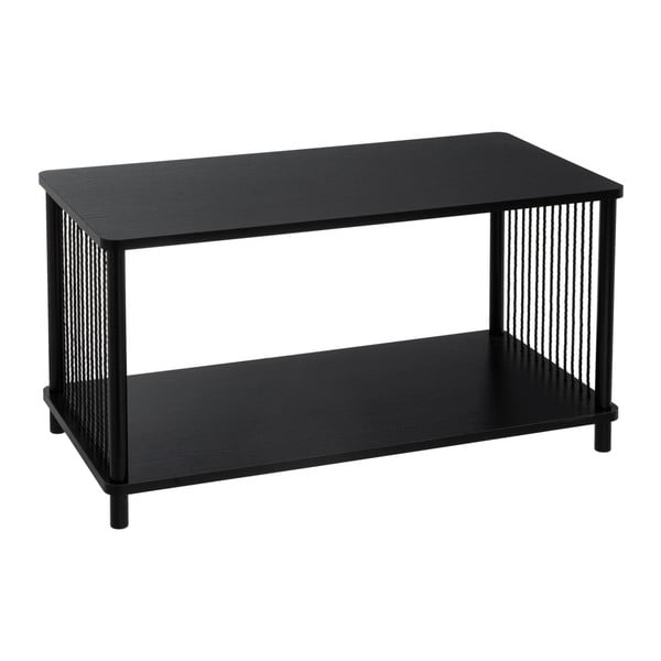 Juodos spalvos kavos staliukas 40x80 cm Manila – Casa Selección