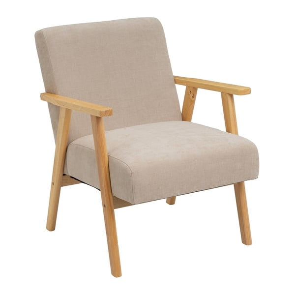 Smėlio spalvos iš šenilinio audinio krėslas Vintage – Casa Selección