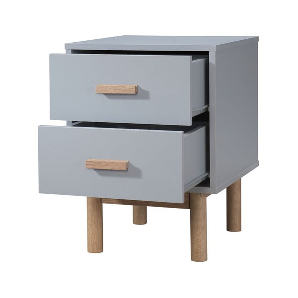 Naktinis staliukas pilkos spalvos Melanie – Støraa-image-3