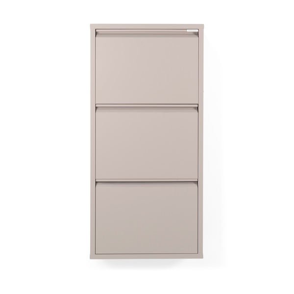 Taupe spalvos iš metalo atlenkiama spintelė batams 50x103x15 cm Billy – Spinder Design-image-3