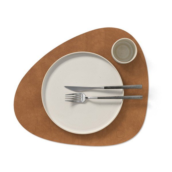 Iš eko odos padėkliukas 37x44 cm Curve L Nupo – LIND DNA-image-2