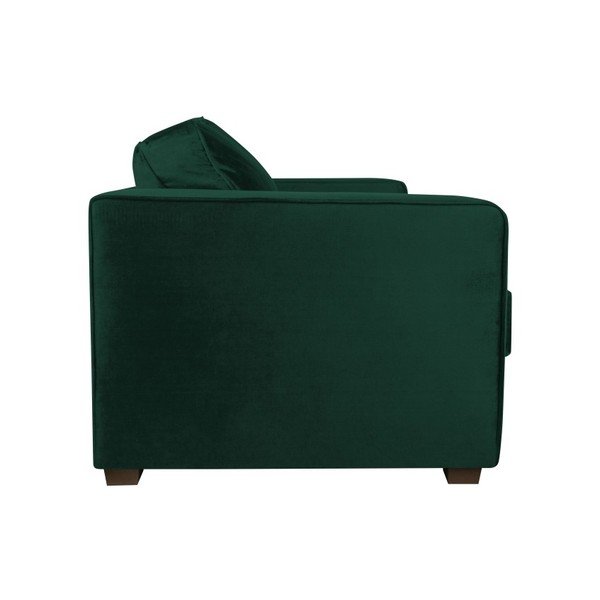 Tamsiai žalios spalvos trijų vietų sofa Cosmopolitan Design Denver-image-2