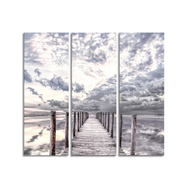 Kelių dalių paveikslas "Styler Canvas By The Sea", 81 x 75 cm