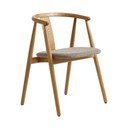 Valgomojo kėdė smėlio spalvos/natūralios spalvos Relate – Unique Furniture