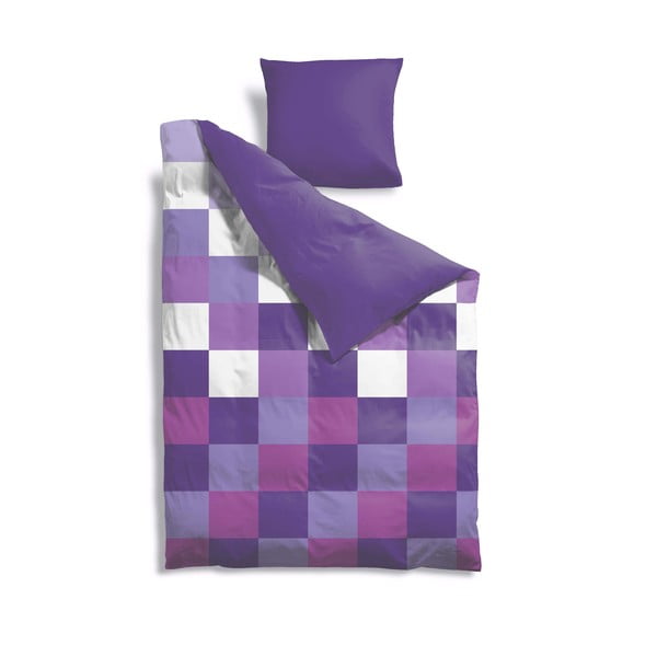 Prailginta patalynė Purple Pixel, 140x220 cm