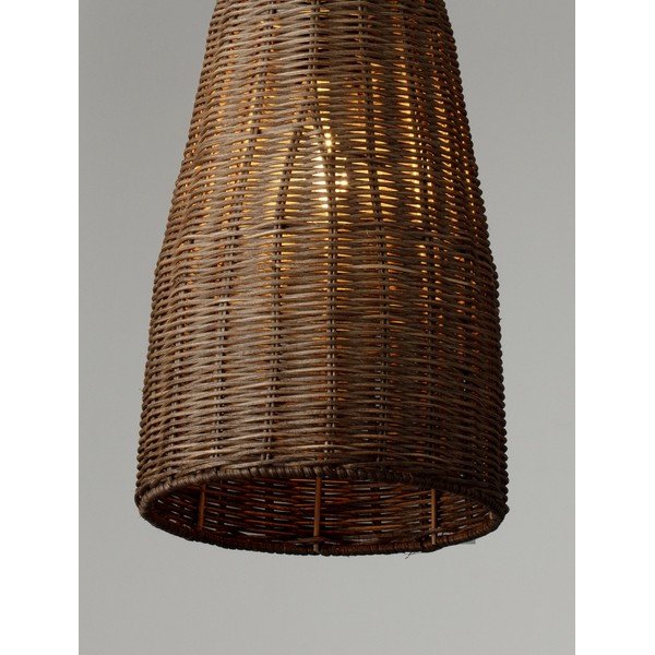Natūralios spalvos iš rotango kabantis šviestuvas ø 19,5 cm Rielo – Nova Luce-image-4