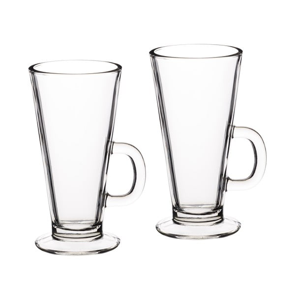 2 "Kitchen Craft Le'Xpress" stiklinių latės puodelių rinkinys, 325 ml