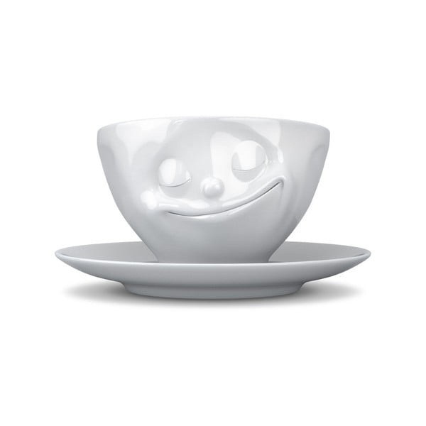 Baltas laimingas espreso puodelis 58products