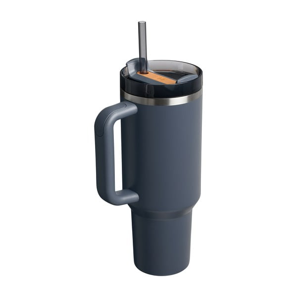 Tamsiai mėlynos spalvos iš nerūdijančio plieno su šiaudeliu termosas 1,18 l Quencher H2.0 FlowState Tumbler Twilight – Stanley-image-2