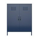 Mėlynos spalvos iš metalo spintelė 79x100x39 cm Bradford – Støraa