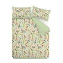 Žalios spalvos dvigulė/itin ilga patalynė 3 dalių 230x220 cm Birds In Bloom – RHS