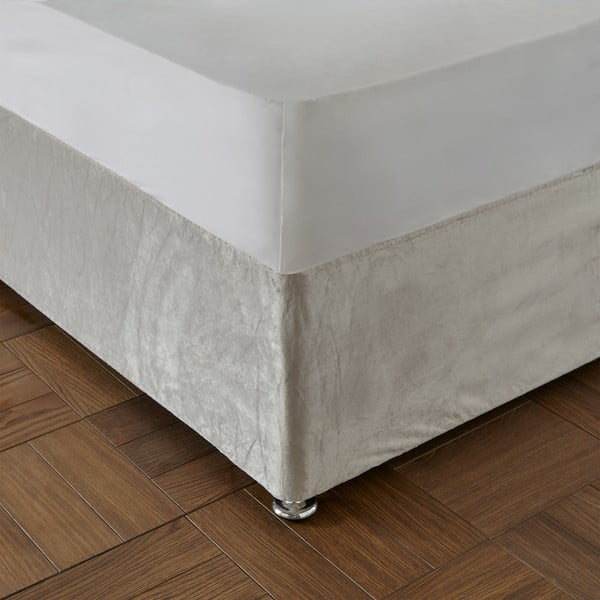 Iš velveto lovos rėmo užvalkalas kreminės spalvos su guma 152x198 cm Kingsley – Catherine Lansfield