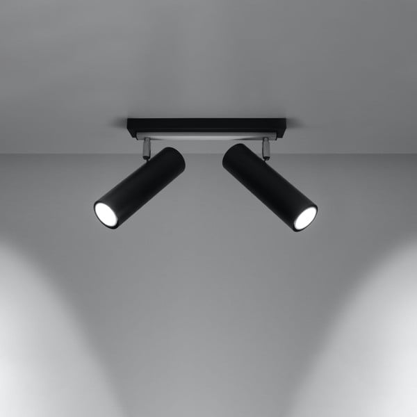 Lubinis šviestuvas juodos spalvos 6x30 cm Mira – Nice Lamps
