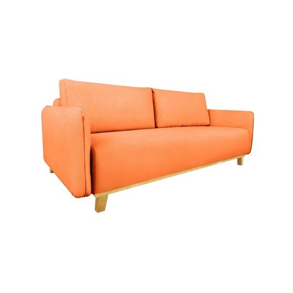 Oranžinė trijų vietų sofa "Kooko Home Bebop-image-2