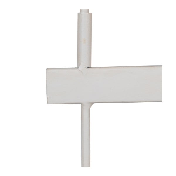 Iš metalo sieninė lentyna baltos spalvos – Ixia-image-4