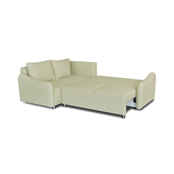 Smėlio spalvos kampinė sofa-lova "Windsor & Co. Sofos "Delta", kairysis kampas-image-4