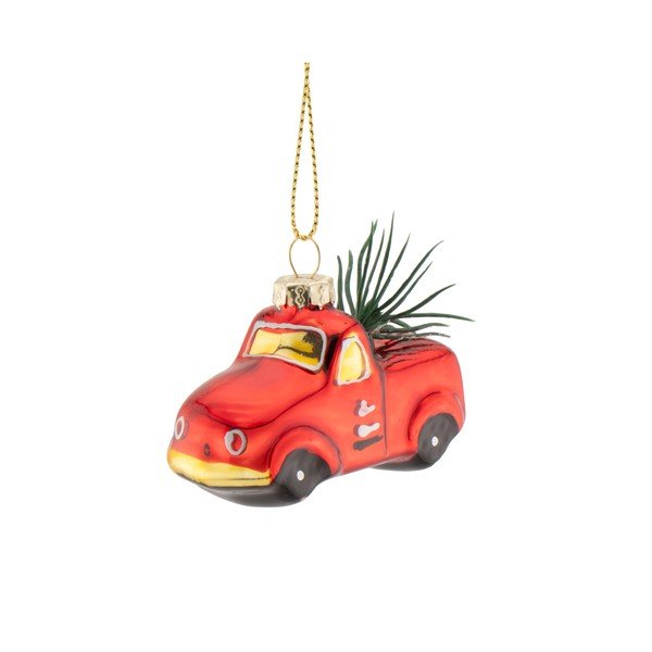Iš stiklo Kalėdiniai žaisliukai rinkinyje 3 vnt. 3 cm Transport – Sass & Belle-image-3