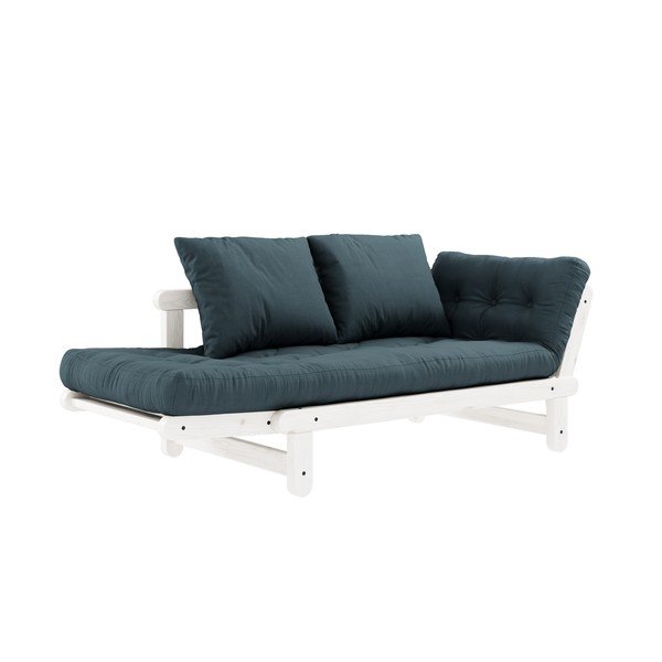 Sulankstoma sofa Karup Design Beat White/Petroleum-image-3