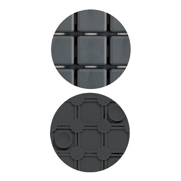 Neslystantys kilimėliai 5 vnt. vonioms 13x13 cm Quadro – MSV-image-1