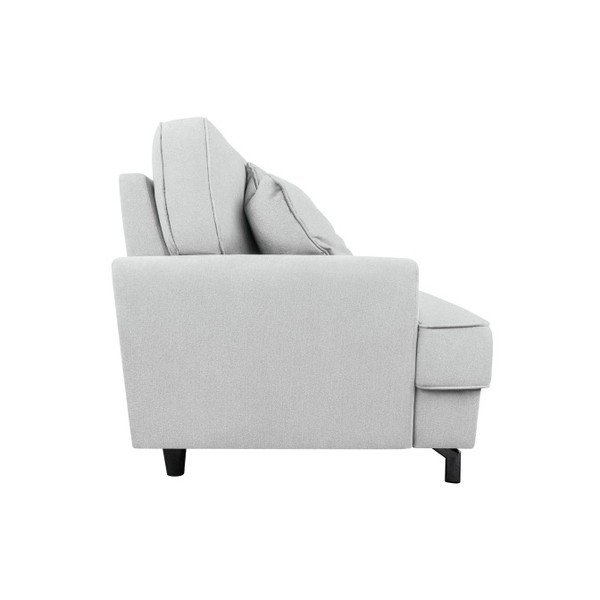 "Kooko Home" "Salsa" pilka ir balta trijų vietų sofa-image-3