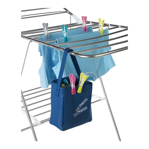 Mėlynas Wenko Peg kabantis krepšys skalbiniams-image-3